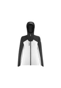 Kurtka do biegania Millet Intense Windbreaker Jkt W Szary Active Fit. Kolor: biały. Sport: turystyka piesza #1