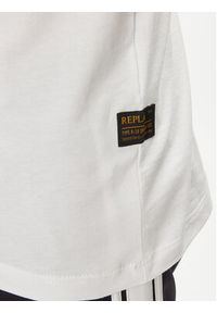 Replay T-Shirt M6755.000.2660 Biały Regular Fit. Kolor: biały. Materiał: bawełna #6
