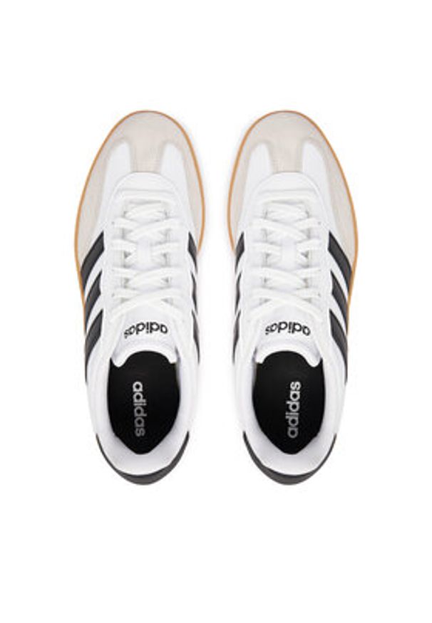 Adidas - adidas Sneakersy Barreda JR1205 Biały. Kolor: biały. Materiał: skóra