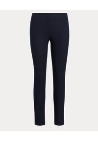Lauren Ralph Lauren - LAUREN BY RALPH LAUREN - Granatowe spodnie Skinny fit. Kolor: niebieski. Materiał: bawełna, tkanina
