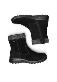 Rieker Botki L7165-00 Czarny. Kolor: czarny. Materiał: skóra, zamsz #2