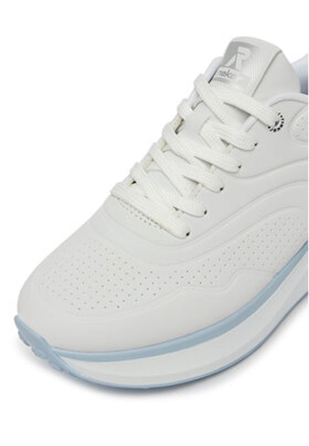 Rieker Revolution Lifestyle Sneakersy W2700-80 Biały. Kolor: biały. Materiał: syntetyk, materiał
