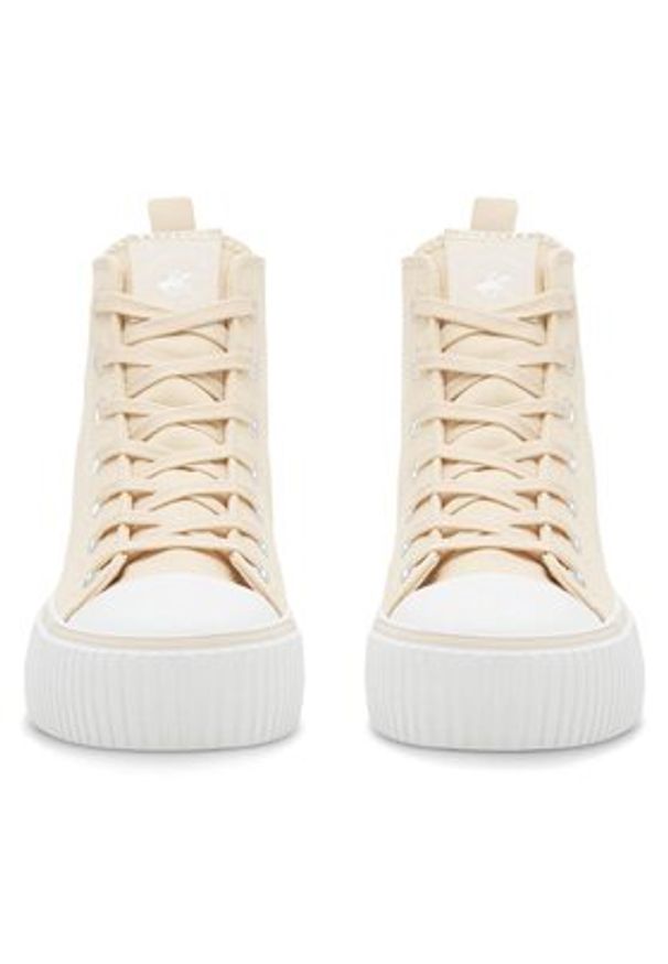 Beverly Hills Polo Club Trampki BHPC026M Beżowy. Kolor: beżowy. Materiał: materiał