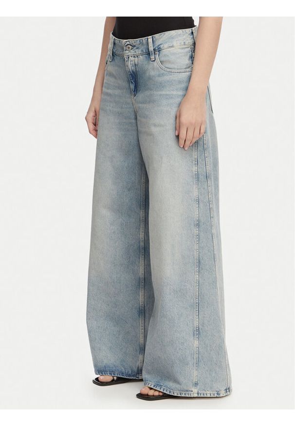 Karl Lagerfeld Jeans Jeansy B2W10087 Niebieski jasny Wide Leg. Kolor: niebieski