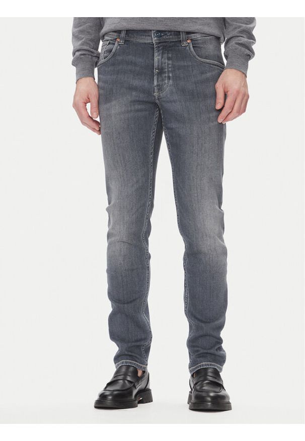 Bugatti Jeansy 3108D 76671C Szary Slim Fit. Kolor: szary