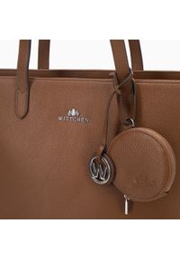 Wittchen - Torebka shopperka ze skóry naturalnej z etui i breloczkiem brązowa. Kolor: brązowy. Dodatki: z breloczkiem. Materiał: skórzane. Rozmiar: duże. Styl: elegancki #4