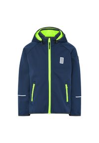 LEGO - Lego Wear Sky 764 - Softshell Jacket. Kolor: niebieski, wielokolorowy, żółty. Materiał: softshell