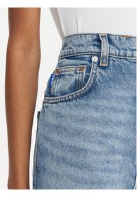 Hugo Spódnica jeansowa Galita 50515755 Niebieski Regular Fit. Kolor: niebieski. Materiał: bawełna #5