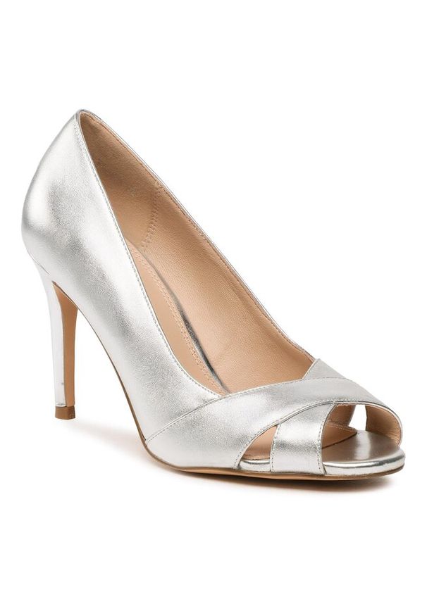 Sandały Lasocki. Kolor: srebrny