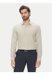 Pierre Cardin Koszula C6 41017.0482 Beżowy Modern Fit. Kolor: beżowy. Materiał: bawełna #1