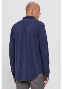 Polo Ralph Lauren - Koszula bawełniana. Okazja: na co dzień. Typ kołnierza: polo, button down. Kolor: niebieski. Materiał: bawełna. Długość rękawa: długi rękaw. Długość: długie. Wzór: aplikacja. Styl: casual #3