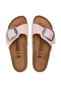 Birkenstock Klapki Madrid Big Buckle 1018773 Różowy. Kolor: różowy. Materiał: skóra #9