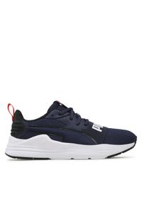 Puma Sneakersy Wired Run Pure Jr 390847 03 Granatowy. Kolor: niebieski. Materiał: materiał. Sport: bieganie #1