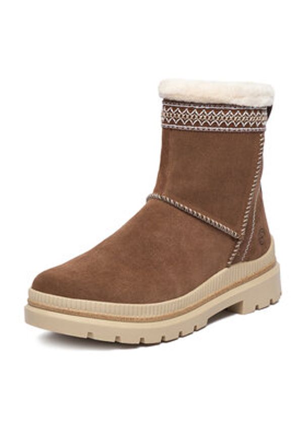 Remonte Botki CEO-D0C83-20 Brązowy. Kolor: brązowy. Materiał: skóra, zamsz