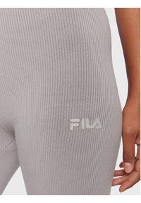 Fila Legginsy Bozcaada FAW0256 Szary Slim Fit. Kolor: szary. Materiał: wiskoza #4