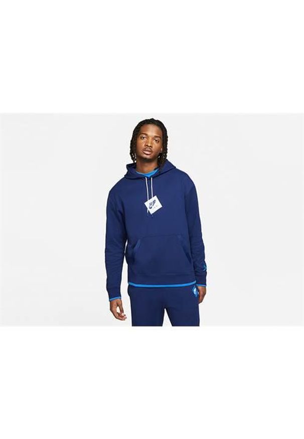 Bluza sportowa męska Nike Air Jordan Jumpman Classics. Typ kołnierza: kaptur. Kolor: niebieski