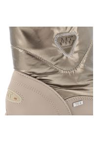 Beżowe Śniegowce Marco Tozzi Modne Buty Damskie. Kolor: beżowy. Szerokość cholewki: normalna. Sezon: zima. Styl: elegancki #4