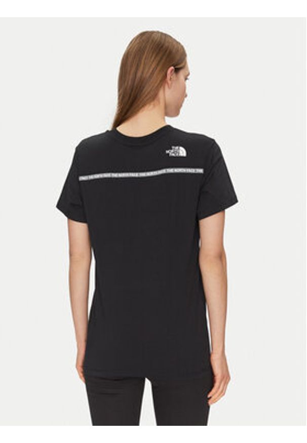 The North Face T-Shirt Zumu NF0A87DJ Czarny Regular Fit. Kolor: czarny. Materiał: bawełna
