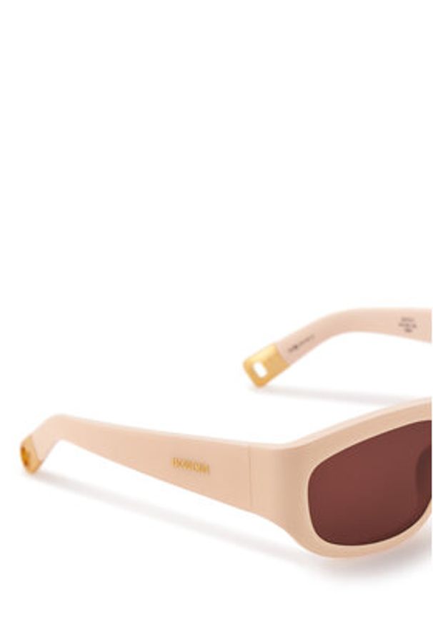 JACQUEMUS Okulary przeciwsłoneczne JAC2C2SUN Beżowy. Kolor: beżowy