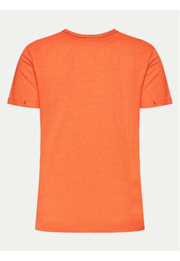 INDICODE T-Shirt Stamatis 41-038 Pomarańczowy Regular Fit. Kolor: pomarańczowy. Materiał: syntetyk
