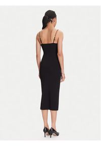 MICHAEL Michael Kors Sukienka koktajlowa MT5831M33D Czarny Slim Fit. Kolor: czarny. Materiał: wiskoza. Styl: wizytowy #3