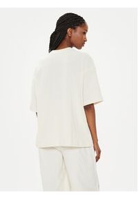 New Balance T-Shirt Hyper Density WT41555 Beżowy Oversize. Kolor: beżowy. Materiał: bawełna