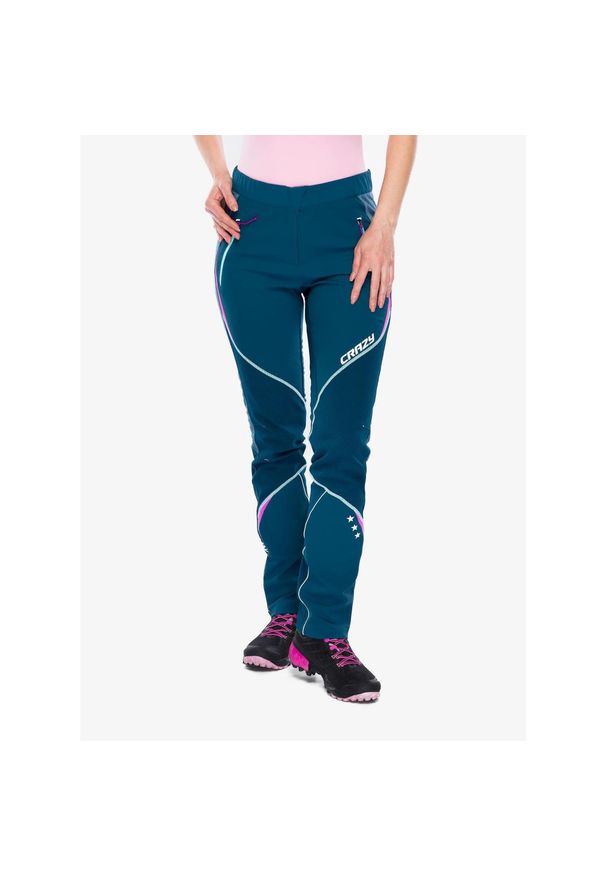 CRAZY - Spodnie trekkingowe damskie Crazy Pant Electra. Kolor: zielony. Sezon: zima. Sport: narciarstwo