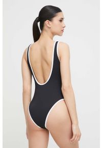 Ellesse jednoczęściowy strój kąpielowy kolor czarny lekko usztywniona miseczka SGR17821-BLACK. Kolor: czarny. Materiał: materiał #5