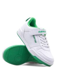 Buty sportowe dziecięce LOTTO TOCO BC sneakersy. Kolor: wielokolorowy, zielony, biały