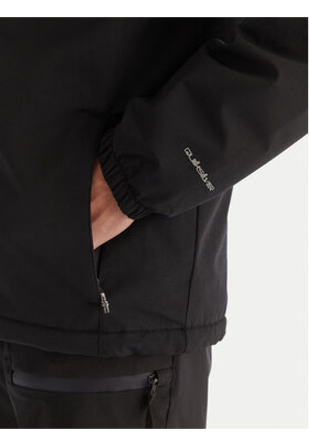Quiksilver Kurtka przejściowa Overcast 3K EQYJK04202 Czarny Regular Fit. Kolor: czarny. Materiał: bawełna