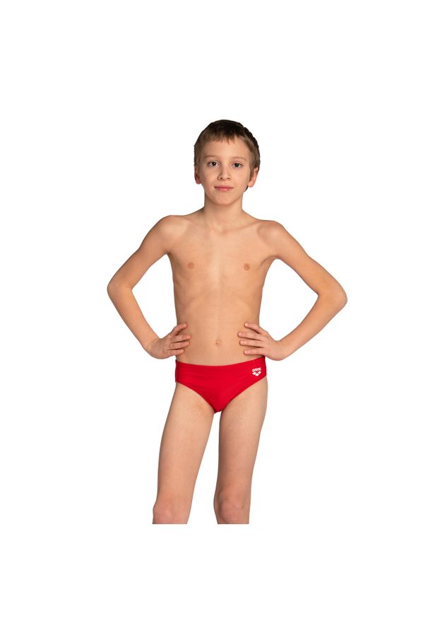 Slipki pływackie dla dzieci Arena Dynamo. Kolor: czerwony. Materiał: elastan, poliamid, materiał