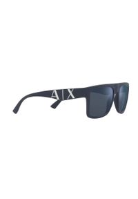 Armani Exchange Okulary przeciwsłoneczne męskie. Kolor: niebieski
