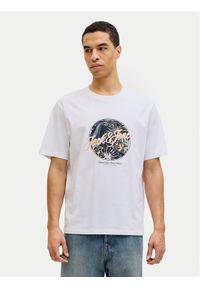 Jack & Jones T-Shirt Honolulu 12288088 Biały Regular Fit. Kolor: biały. Materiał: bawełna #1