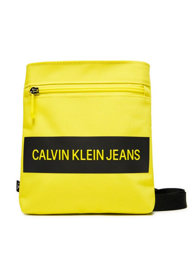 Calvin Klein Jeans Saszetka K50K506942 Żółty. Kolor: żółty. Materiał: materiał