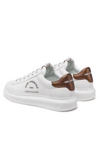 Karl Lagerfeld - KARL LAGERFELD Sneakersy Kapri KL52538K Biały. Kolor: biały. Materiał: skóra #3