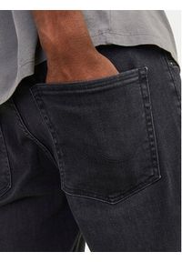 Jack & Jones - Jack&Jones Szorty jeansowe Jjirick 12250177 Czarny Regular Fit. Kolor: czarny. Materiał: bawełna #4