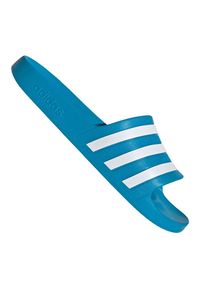 Adidas - Klapki adidas Adilette Aqua M FY8047 niebieskie. Kolor: niebieski. Materiał: materiał. Wzór: gładki. Sezon: zima