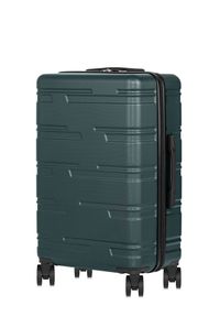 Ochnik - Komplet walizek na kółkach 19''/24''/30''. Kolor: zielony. Materiał: materiał, poliester, guma #7