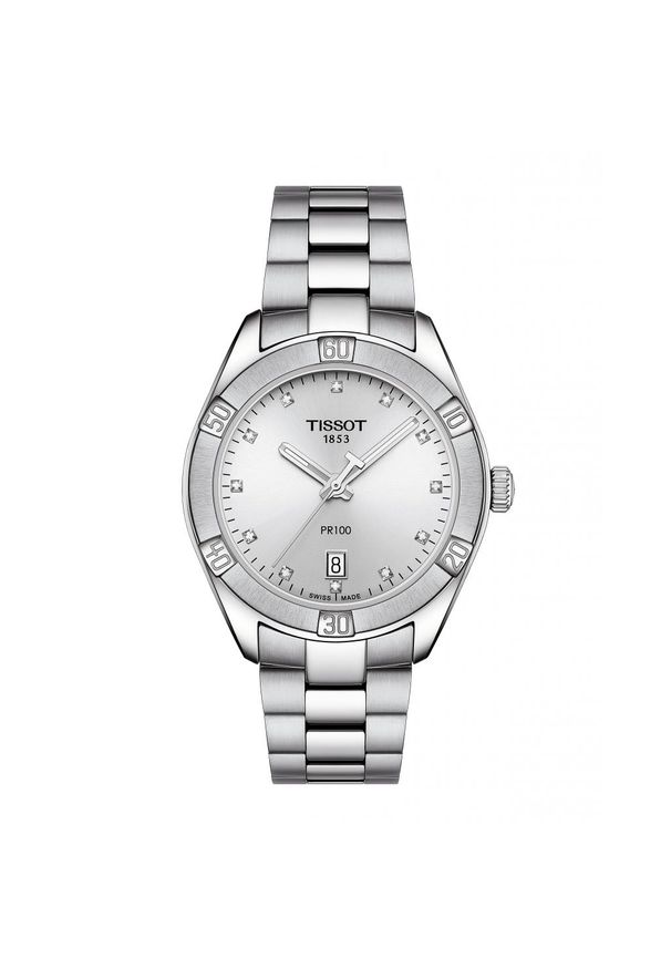 TISSOT PROMOCJA PR 100 Sport Chic T101.910.11.036.00. Materiał: materiał. Styl: sportowy