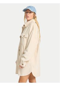 Billabong Sukienka koszulowa Winter Ocean EBJWD00149 Beżowy Boxy Fit. Kolor: beżowy. Materiał: bawełna. Typ sukienki: koszulowe #4