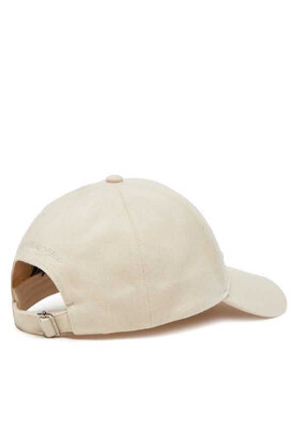 Karl Lagerfeld - KARL LAGERFELD Czapka z daszkiem A1W33069 Écru. Materiał: materiał, bawełna