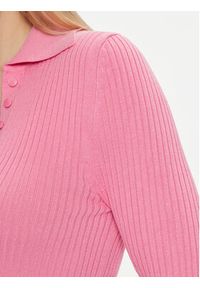 only - ONLY Sweter Minna 15309345 Różowy Regular Fit. Kolor: różowy. Materiał: wiskoza #3