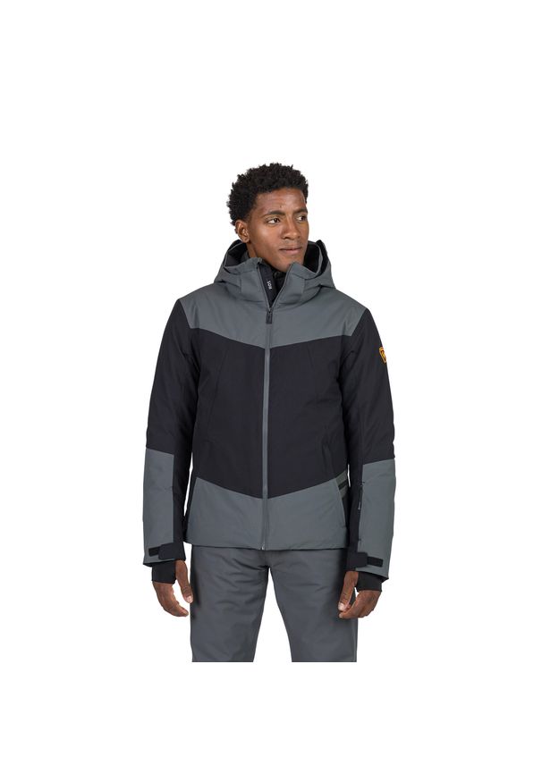 Kurtka narciarska męska Rossignol Wispile. Kolor: czarny. Sezon: zima. Styl: wakacyjny