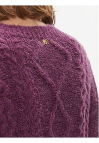 Pinko Sweter Ghepardo 102116 A1A6 Fioletowy Oversize. Kolor: fioletowy. Materiał: syntetyk #5