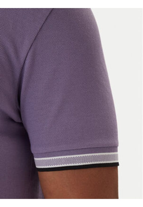 BOSS Polo Paddy 50469055 Fioletowy Regular Fit. Typ kołnierza: polo. Kolor: fioletowy. Materiał: bawełna