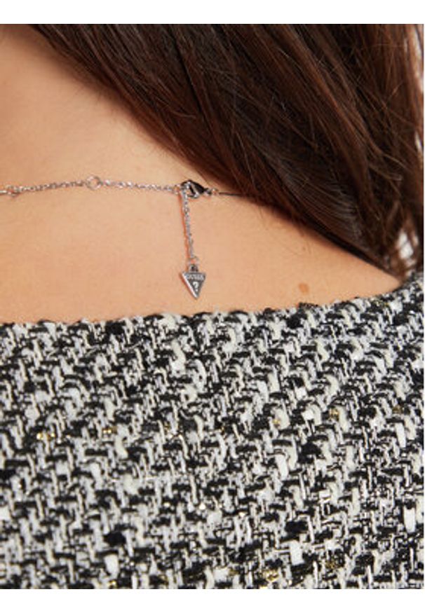 Guess Naszyjnik JUBN04 501JW Srebrny. Materiał: metalowe, srebrne. Kolor: srebrny