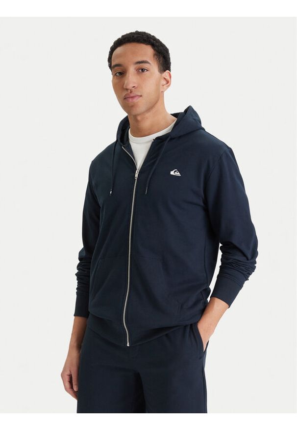 Quiksilver Bluza EQYFT04952 Granatowy Regular Fit. Kolor: niebieski. Materiał: syntetyk, bawełna