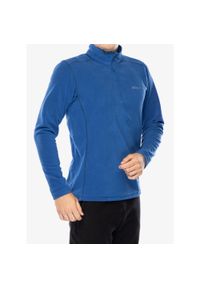 columbia - Bluza polarowa męska Columbia Klamath Range II Half Zip. Kolor: niebieski. Materiał: polar