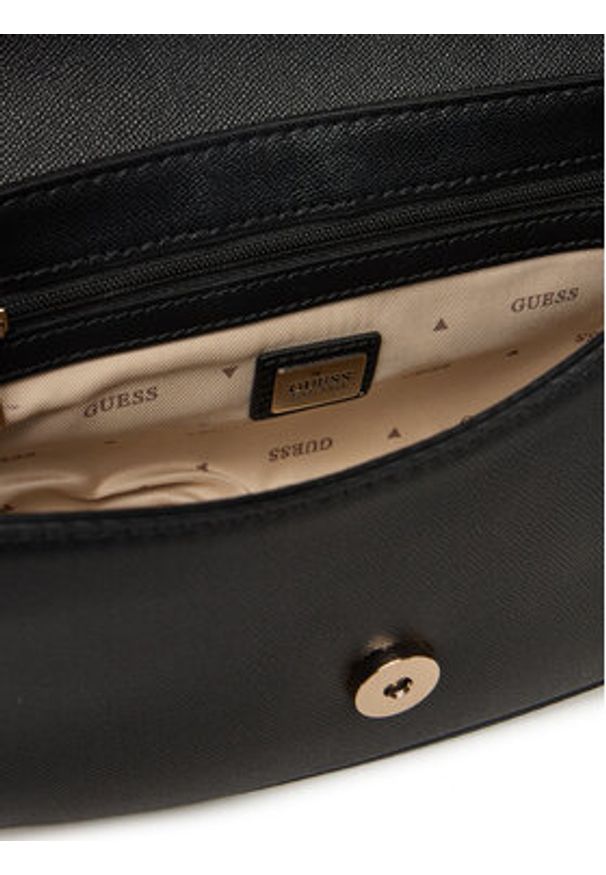 Guess Torebka Mimina HWBG80 15200 Czarny. Kolor: czarny. Materiał: skórzane