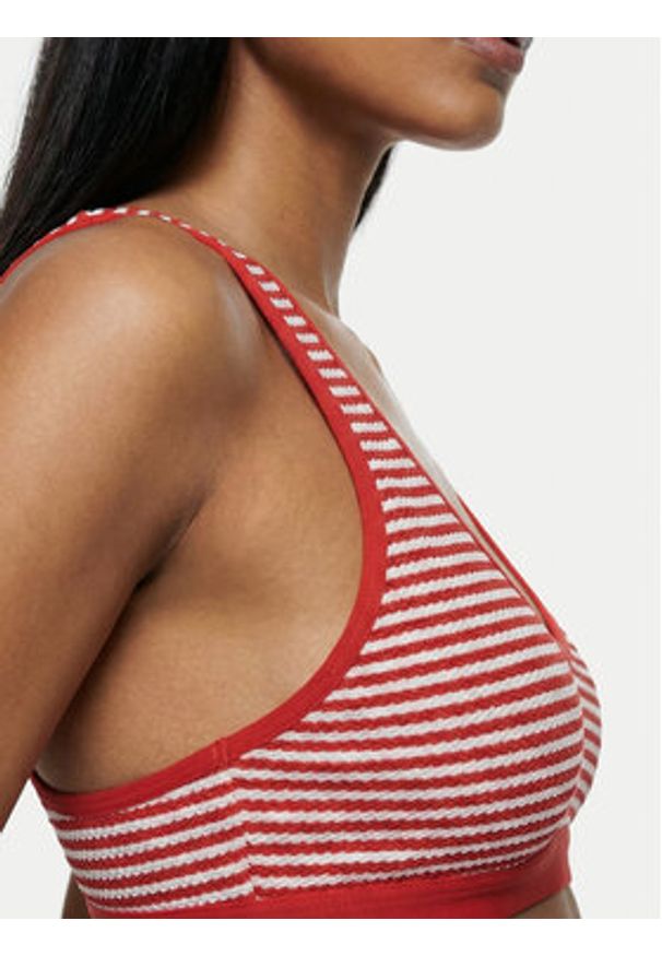 Seafolly Góra od bikini Clubhouse 31549-281 Pomarańczowy. Kolor: pomarańczowy. Materiał: syntetyk